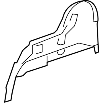 55113214AB Mopar Rear Inner Wheel/House Illustration 1 of 1