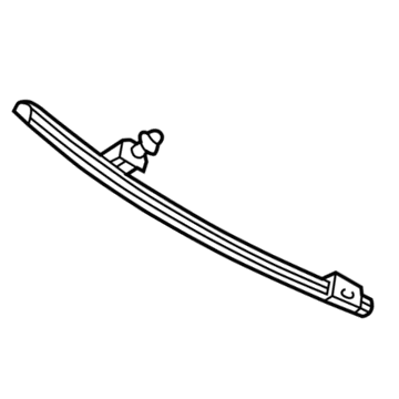 55276113AD Mopar Channel-Rear Door Front Illustration 1 of 1