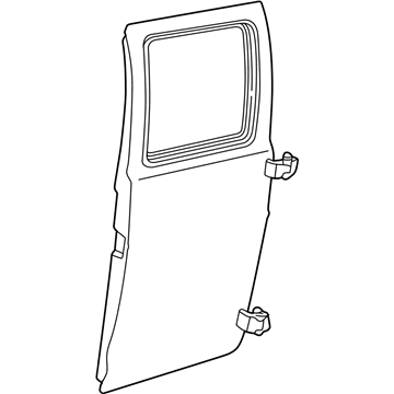 55346718AD Mopar Rear Cargo Door Illustration 1 of 1