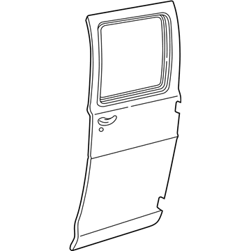 55346439 Mopar Panel-Rear Cargo Door Repair Illustration 1 of 1