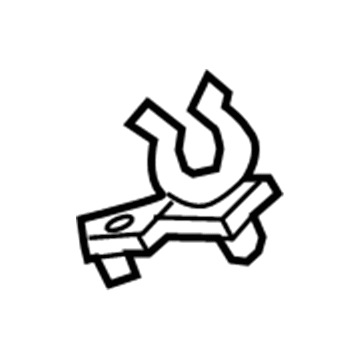 4581563AD Mopar Hose Bracket Illustration 1 of 1