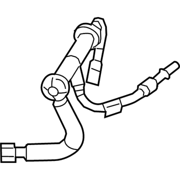 Mopar 68165815AB Brake Booster Vacuum Hose 68165815AB Mopar Brake Booster Vacuum Hose Illustration 1 of 1
