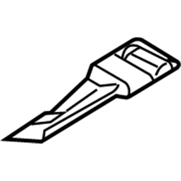 55364166AA Mopar Heat Shield Illustration 1 of 1