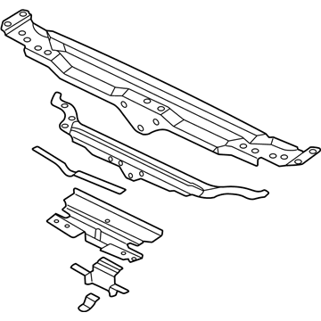 5003851AH Mopar CROSSMEMBER-Upper Radiator Mounting Illustration 1 of 1