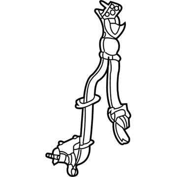 SL72RK5AA Mopar 2nd Rear Outer Seat Belt Illustration 1 of 1