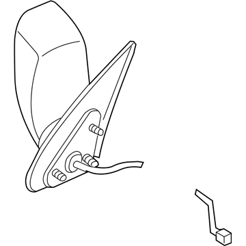 2009 Dodge Durango Car Mirror - 55078074AK