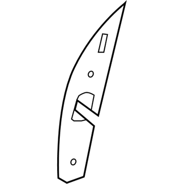 55364229AB Mopar Seal-Mirror Flag Illustration 1 of 1