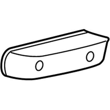 5123564AA Mopar Quarter Trim Molding Illustration 1 of 1