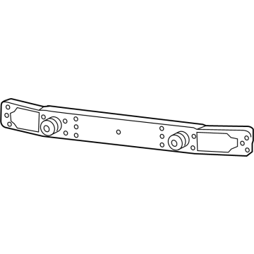 68293716AC Mopar Front Bumper Beam Illustration 1 of 1