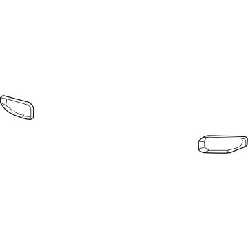 6BU58TZZAA Mopar Front Bumper Applique, Right Illustration 1 of 1