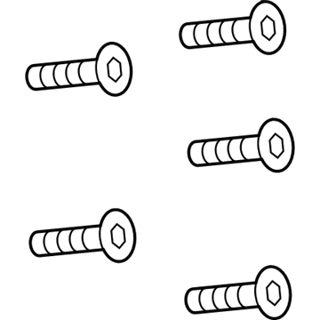 6512673AA Mopar Hexagon Head Screw Illustration 1 of 1