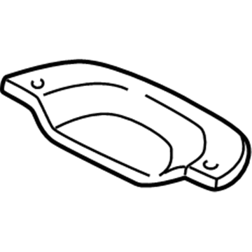 5015008AA Mopar Armrest Bezel Illustration 1 of 1