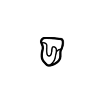 Mopar MB401481 RETAINER-Hood MB401481 Mopar RETAINER-Hood Illustration 1 of 1