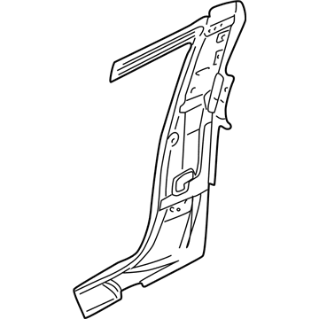 Mopar 5017054AC Body Side Aperture Rear Panel 5017054AC Mopar Body Side Aperture Rear Panel Illustration 1 of 1
