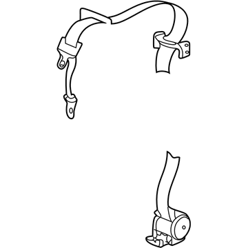 2010 Dodge Ram 4500 Seat Belt - 1CG671D5AB