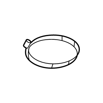 6513276AA Mopar CLAMP-AIR CLEANER DUCT Illustration 1 of 1