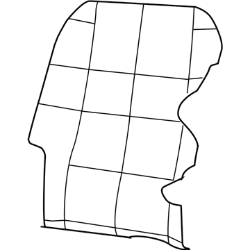 1HV451D5AA Mopar Cover&FOA-Rear Seat Back Illustration 1 of 1