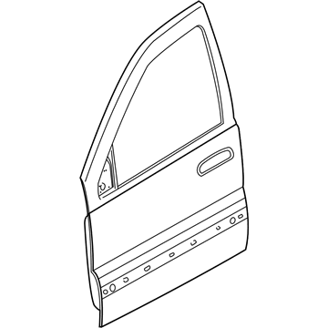 Mopar 55135921AG Front Door 55135921AG Mopar Front Door Illustration 1 of 1