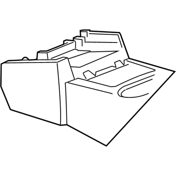 ZM421DBAA Mopar Base Console Illustration 1 of 1