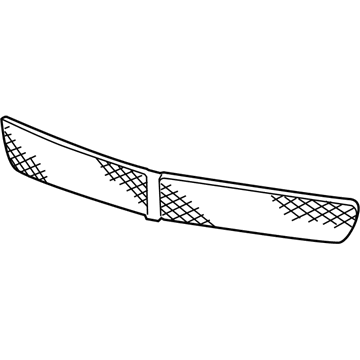 Mopar 5152033AA Lower Grille 5152033AA Mopar Lower Grille Illustration 1 of 1