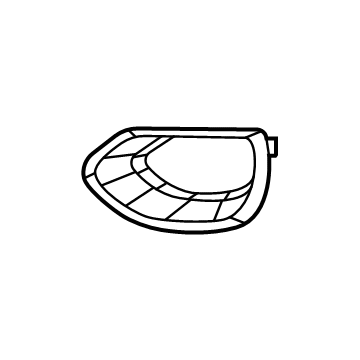 68417505AB Mopar Bezel-Upper Grille Illustration 1 of 1