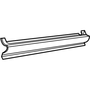 68095737AA Mopar Body Side Panel Illustration 1 of 1