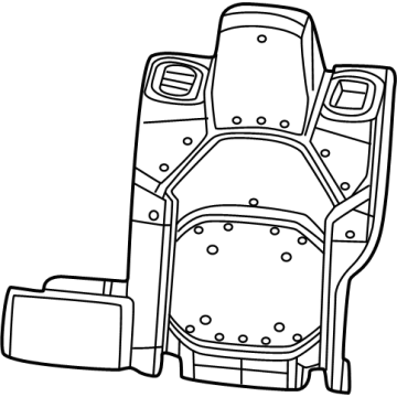 Dodge Charger Daytona Seat Cushion - 68571851AC