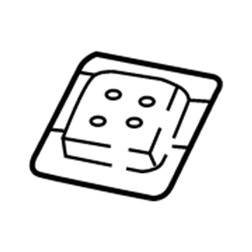 68052157AA Mopar REINFMNT-Lift Gate STRIKER Illustration 1 of 1