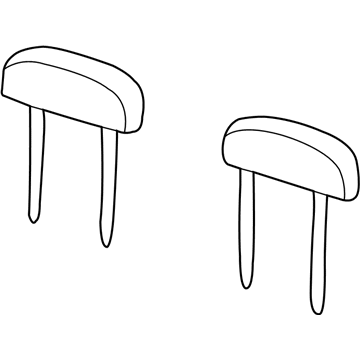 US851L5AA Mopar Headrest Illustration 1 of 1