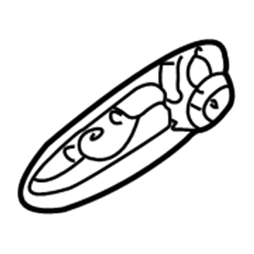 2006 Chrysler Sebring Door Handle - QA38TZZAF