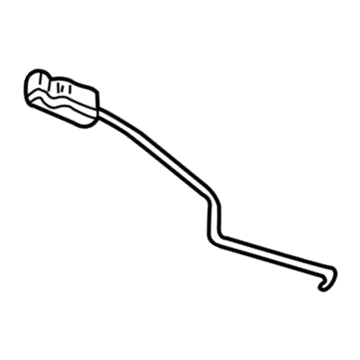 Mopar YC61WL8AB Door Latch Knob YC61WL8AB Mopar Door Latch Knob Illustration 1 of 1