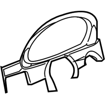 YB05ARKAA Mopar Instrument Cluster Bezel Illustration 1 of 1
