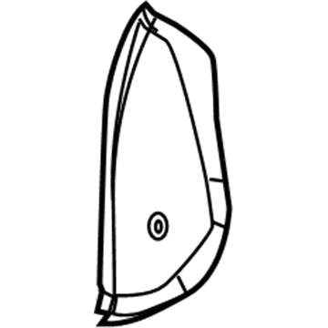 5139946AA Mopar Instrument Panel End Cap Illustration 1 of 1