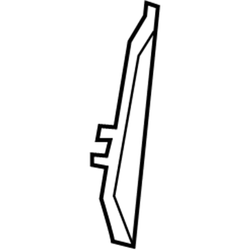 Mopar 5HS95ZJ3AN Instrument Panel End Cover 5HS95ZJ3AN Mopar Instrument Panel End Cover Illustration 1 of 1