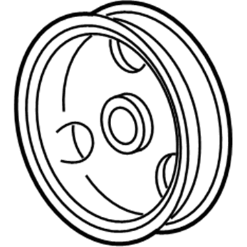 53013688AC Mopar Power Steering Pump Pulley Illustration 1 of 1