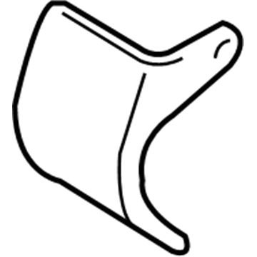 4782817AB Mopar INSULATOR-Heat Illustration 1 of 1