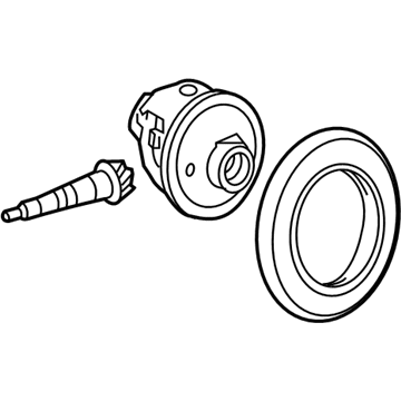 Mopar 68019087AA Differential Assembly-Rear Axle 68019087AA Mopar Differential Assembly-Rear Axle Illustration 1 of 1