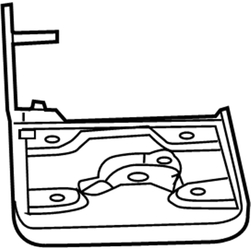 4743045AA Mopar Bracket-Power Steering Reservoir Illustration 1 of 1