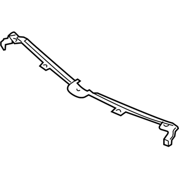 MR598822 Mopar Plate-Front Bumper Illustration 1 of 1