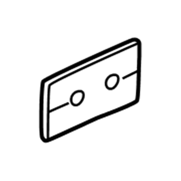 4645955AB Mopar Cover-Rear Seat STRIKER Opening Illustration 1 of 1