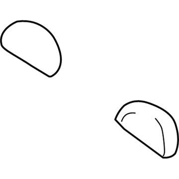 XM721DVAA Mopar Rear Headrest Illustration 1 of 1