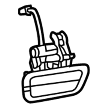 Dodge Durango Tailgate Handle - 1YK38FQDAE