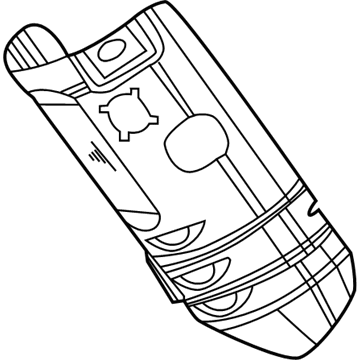 68319313AA Mopar Shield-Exhaust Illustration 1 of 1