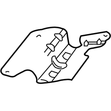 Mopar 52855300AB Transmission Shield 52855300AB Mopar Transmission Shield Illustration 1 of 1