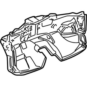 4698441AD Mopar Cowl Side Silencer Illustration 1 of 1