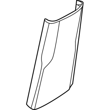 Mopar 5SZ60SA5AA B Pillar Molding 5SZ60SA5AA Mopar B Pillar Molding Illustration 1 of 1