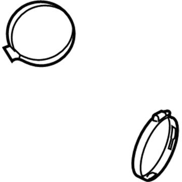 6511009AA Mopar Hose Clamp Illustration 1 of 1
