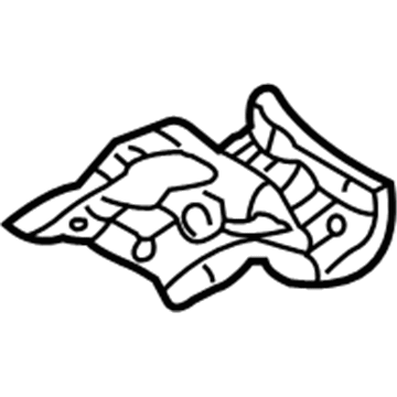 MR535377 Mopar REINFMNT-Rear Shelf Illustration 1 of 1