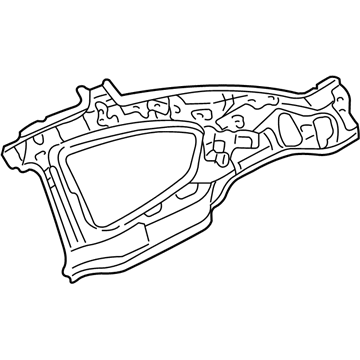 MR535491 Mopar Quarter Panel Illustration 1 of 1