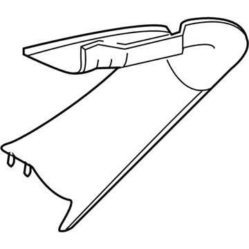 1BB41DK5AB Mopar Molding A Pillar Illustration 1 of 1